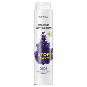 MONTIBELLO Colour Correction Stop Yellow 300 ml – Szampon neutralizujący żółte tony we włosach blond