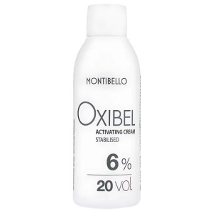 MONTIBELLO Oxibel Activator 6 % 60 ml – krem aktywujący do farb i rozjaśniaczy z olejem Tsubaki i Boswellia, idealny do pokrycia siwych włosów