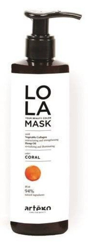 LOLA Your Beauty Color Mask CORAL 200 ml – Maska koloryzująca w koralowym odcieniu dla świeżych, pastelowych tonów