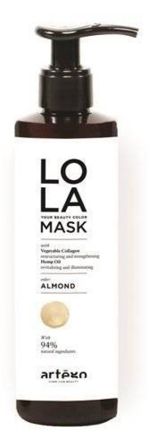 LOLA Your Beauty Color Mask ALMOND 200 ml – Maska koloryzująca w odcieniu Almond dla ciepłych, kremowych tonów blond