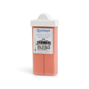 Quickepil wosk do depilacji twarzy wąska rolka róża 110 g