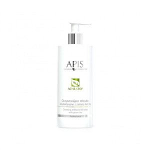 Apis acne-stop oczyszczające mleczko antybakt. z zieloną herbatą 500 ml