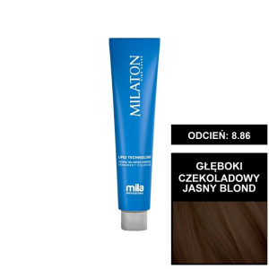 Mila Professional Milaton Classic farba do włosów 8.86 Głęboki czekoladowy jasny blond 100 ml