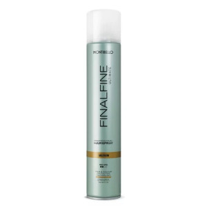 Montibello Finalfine Ultimate Medium 500 ml – Lakier do włosów z naturalnym połyskiem i średnim utrwaleniem