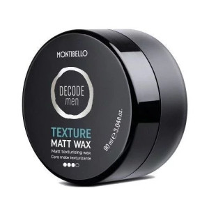 Montibello Decode Men Matt Wax 90 ml – Wosk do włosów o matowym wykończeniu i mocnym utrwaleniu
