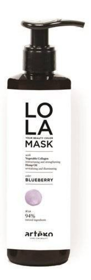 LOLA Your Beauty Color Mask BLUEBERRY 200 ml – Maska koloryzująca w chłodnym odcieniu jagodowego fioletu