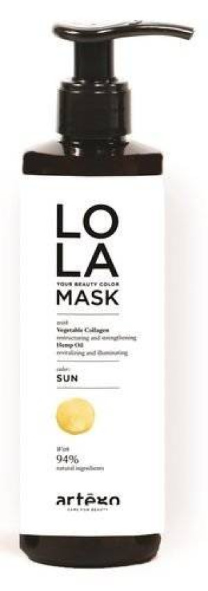 LOLA Your Beauty Color Mask SUN 200 ml – Maska koloryzująca w odcieniu Sun dla świetlistych złocistych tonów
