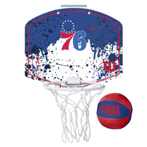 Mini tablica do koszykówki Wilson NBA Philadelphia 76ers