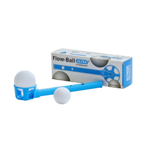 Ośmio oporowy trenażer oddechowy POWERbreathe Flow Ball do terapii oddechowej i logopedycznej, pomagający w wizualizacji kontroli oddechu