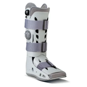 Czterokomorowy but pneumatyczny Achilles Walker AirSelect Elite z podpiętkami w zestawie, do leczenia pourazowego oraz pooperacyjnego ścięgna Achilles