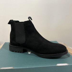 NOODLES - Chelsea Boot Suede Black 41 Sort male
