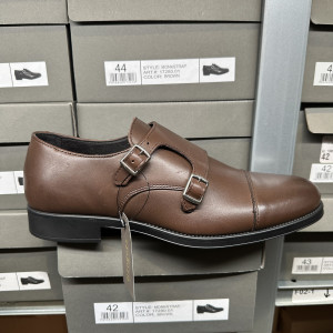 GREGERS - Monkstrap Brown 43 Brun male