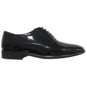 GREGERS - Bergamo Black Patent 40 Sort male