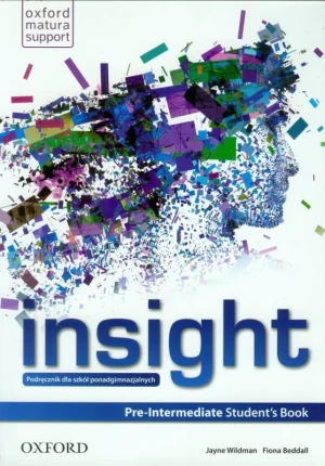 Insight Pre-Intermediate SB PL OXFORD - Fiona Beddall , Jayne Wildman - książka