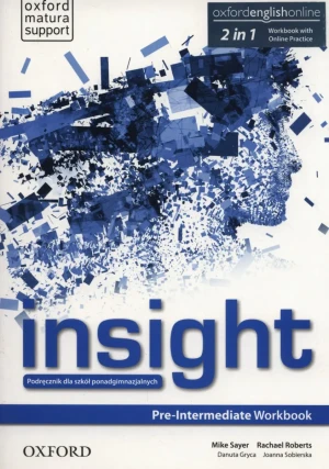 Insight. Pre-Intermediate Workbook. Podręcznik dla szkół ponadgimnazjalnych - Rachel Roberts - książka