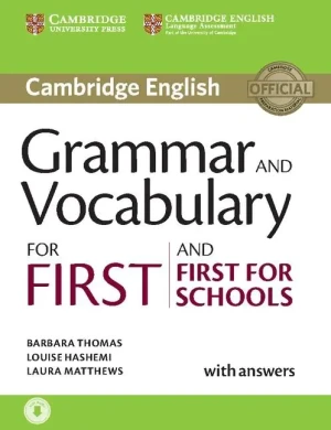 Grammar and Vocabulary for First and First for Schools with answers - Laura Matthews - książka