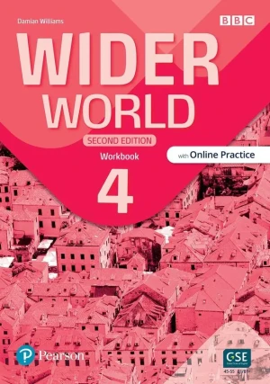 Wider World. Second Edition 4. Workbook with Online Practice and App - Damian Williams - książka