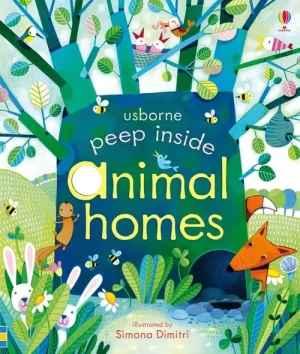 Peep Inside. Animal Homes - Milbourne Anna - książka