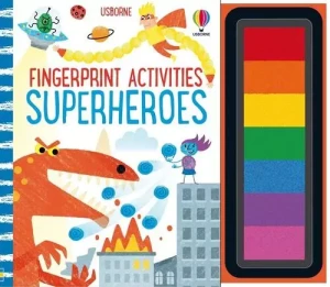 Fingerprint Activities Superheroes - Praca zbiorowa - książka
