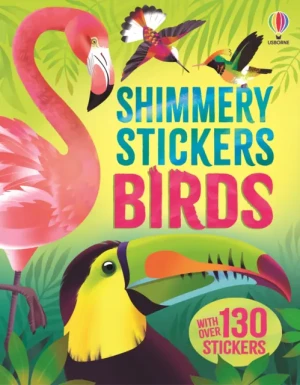 Shimmery Stickers Birds - Alice James - książka