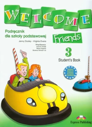 Welcome Friends 3 SB + CD OOP - Jenny Dooley, Virginia Evans - książka
