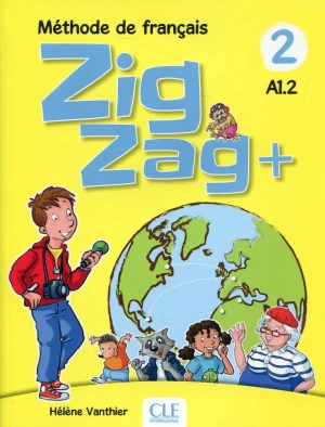 Zig Zag+ 2. Poziom A1.2. Podręcznik + CD - Helene Vanthier - książka