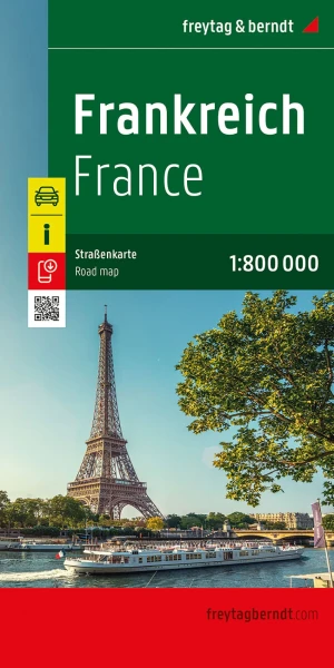 Mapa Francja 1:800 000 - Opracowanie zbiorowe - książka
