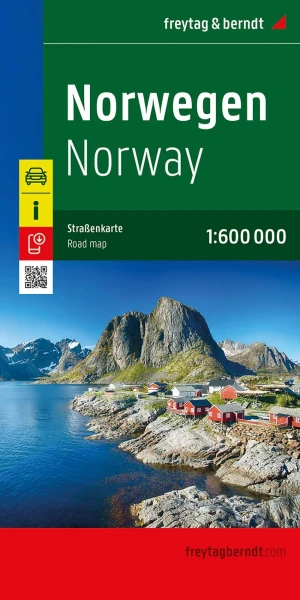 Mapa Norwegia 1:600 000 - Opracowanie zbiorowe - książka