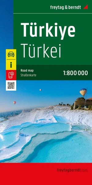 Mapa Turcja 1:800 000 - Opracowanie zbiorowe - książka