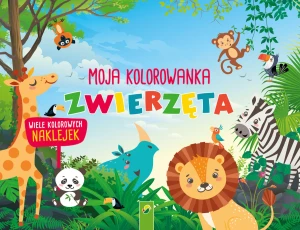 Moja kolorowanka. Zwierzęta -  - książka
