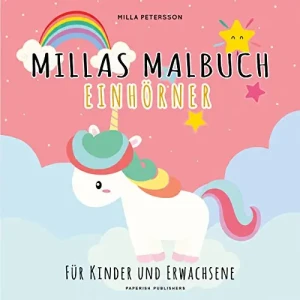 Millas Malbuch - Einhörner - PAPERISH Verlag - książka