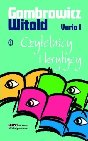 Varia 1 Czytelnicy i krytycy - Gombrowicz Witold - książka