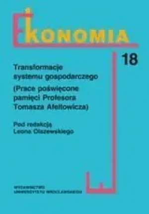 Transformacje systemu gospodarczego Ekonomia 18 - Opracowanie zbiorowe - książka