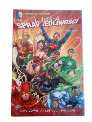 Początek. Liga Sprawiedliwości. Tom 1 - Geoff Johns - książka