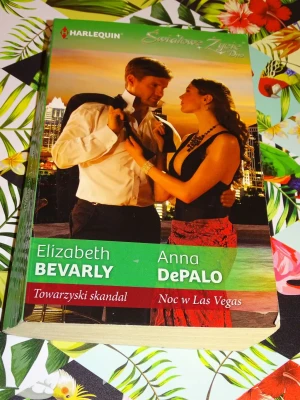 Towarzyski skandal + Noc w Las Vegas - Elizabeth Bevarly + Anna Depalo - książka