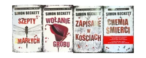 Chemia śmierci. Zapisane w kościach. Szepty zmarłych. Wołanie grobu. Zestaw 4 książek - Beckett Simon - książka