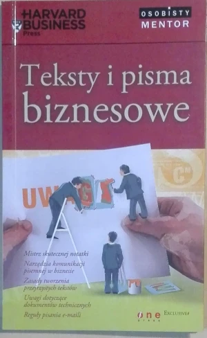 Teksty i pisma biznesowe - Harvard Business School Press - książka
