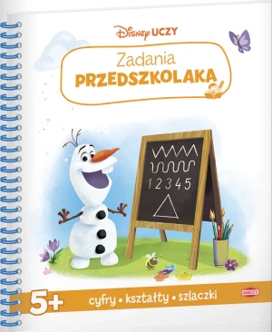 Disney uczy. Zadania przedszkolaka. Cyfry, kształty, szlaczki - praca zbiorowa - książka