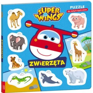 Super Wings. Zwierzęta. Puzzle dla małych bystrzaków - praca zbiorowa - książka