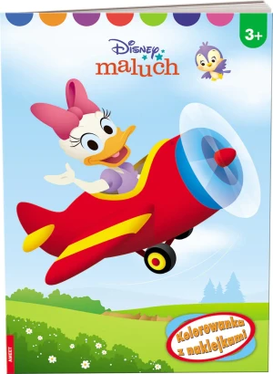 Disney Maluch. Kolorowanka z naklejkami - praca zbiorowa - książka