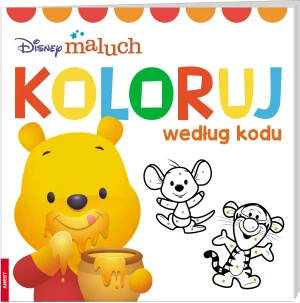 Disney maluch. Koloruj według kodu - praca zbiorowa - książka