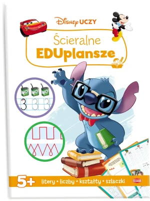 Disney Uczy. Ścieralne EDUplansze - praca zbiorowa - książka