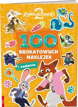 Zwierzogród 2. 100 Brokatowych Naklejek - praca zbiorowa - książka