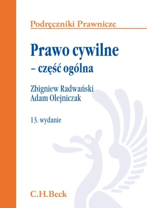 Prawo cywilne - część ogólna - Zbigniew Radwański, Adam Olejniczak - książka
