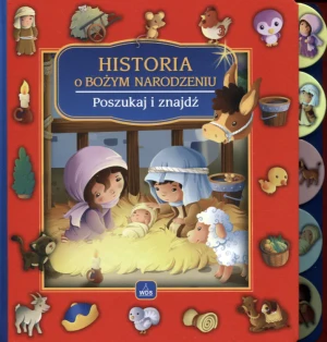 Historia o Bożym Narodzeniu. Poszukaj i znajdź - Vanessa Carroll - książka