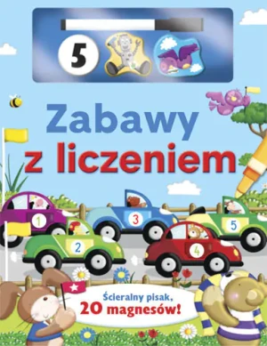 Zabawy z liczeniem. Magnesy i flamaster - praca zbiorowa - książka