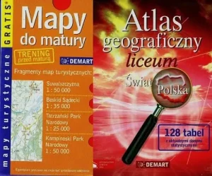 Atlas Geog. LO Świat+Polska miękka DEMART/PWN - Marzena Wieczorek, Beata Byer - książka
