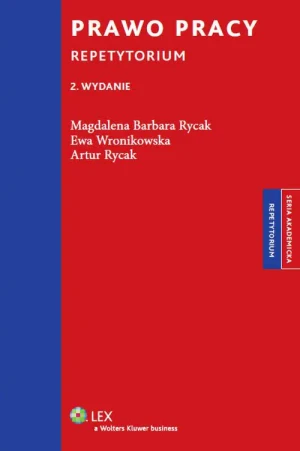 Prawo pracy Repetytorium - Rycak Magdalena Barbara, Wronikowska Ewa, Rycak Ar - książka