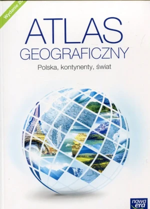 Atlas geograficzny. Polska, kontynenty, świat - praca zbiorowa - książka