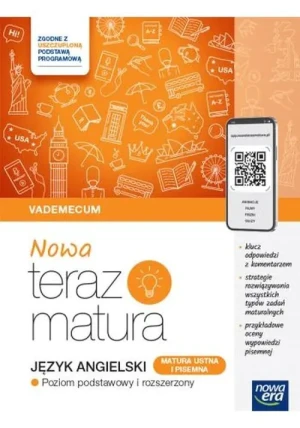 NOWA Teraz matura 2024/2025. Język angielski. Vademecum. Zakres podstawowy i rozszerzony - praca zbiorowa - książka